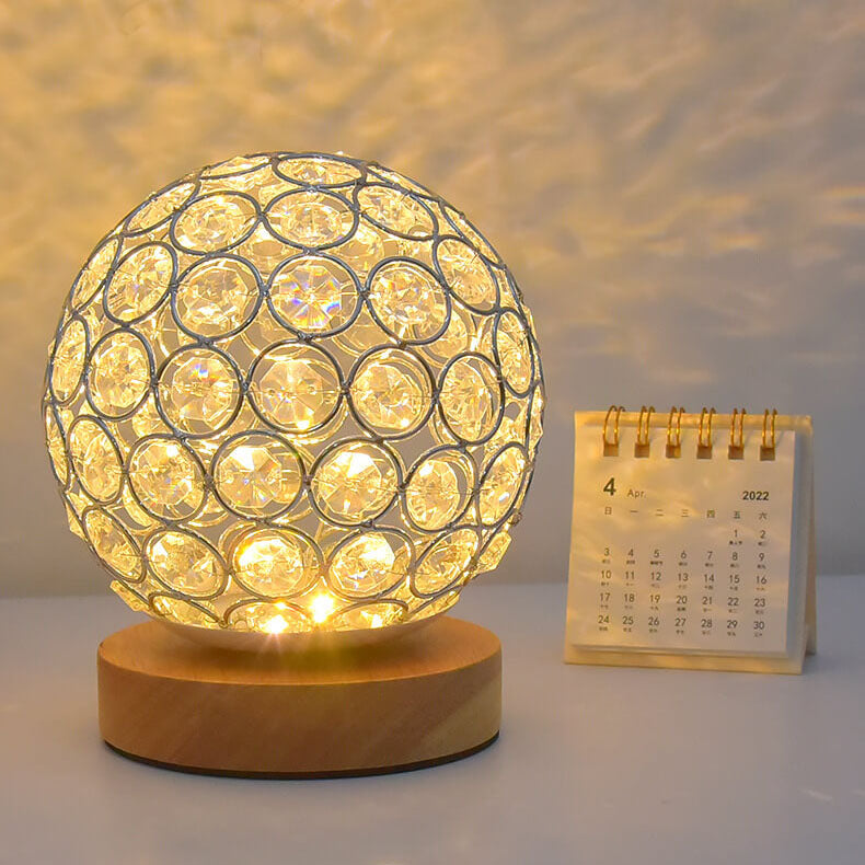 Lumora LED-natbordslampe med USB-genopladning og minimalistisk design
