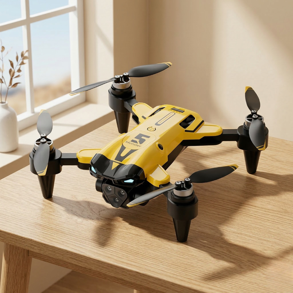 Dron 8K z potrójnym systemem kamer do szczegółowego obrazowania z powietrza | Rosalyssa