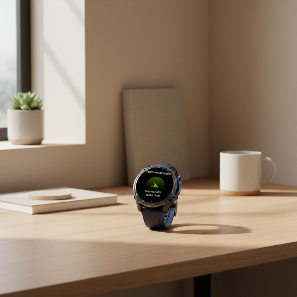 Smartwatch GPS impermeabile da esterno con mappe offline – Orologio attività | Rosalyssa