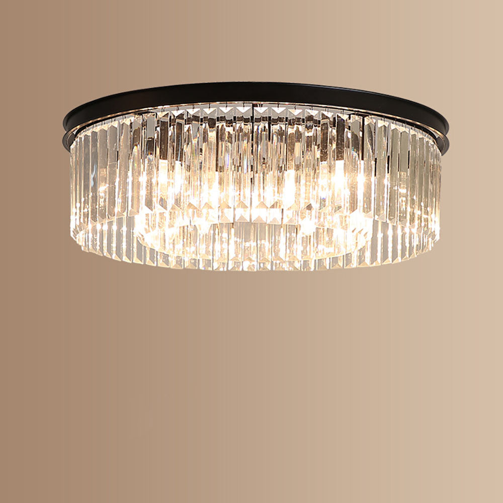 Stropní svítidlo Gold Crystal 40 cm 4x E14 obývací pokoj, chodba, ložnice