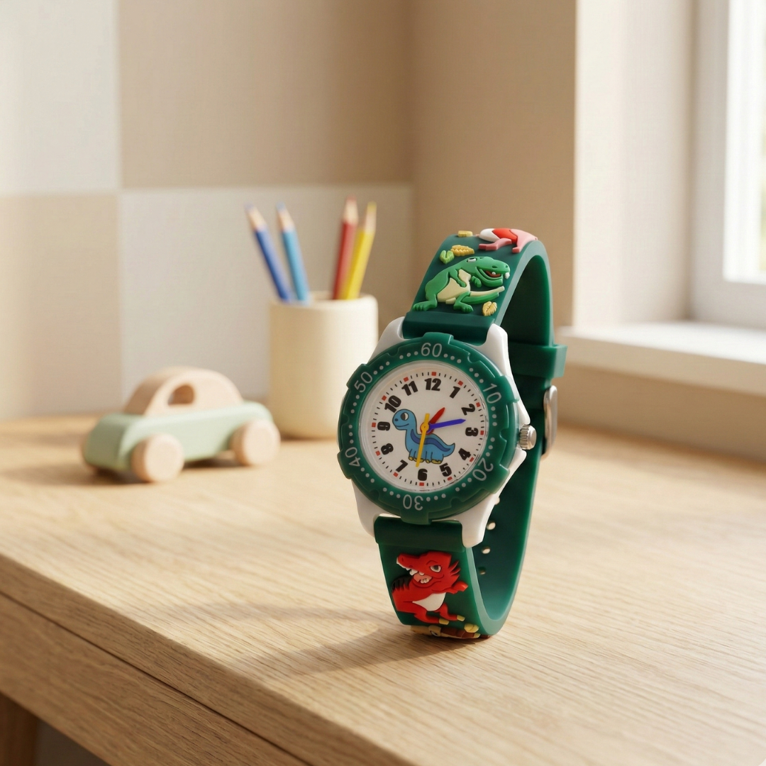 Dinosaur Quartz Kids Watch For Fun And Everyday Adventures | Rosalyssa