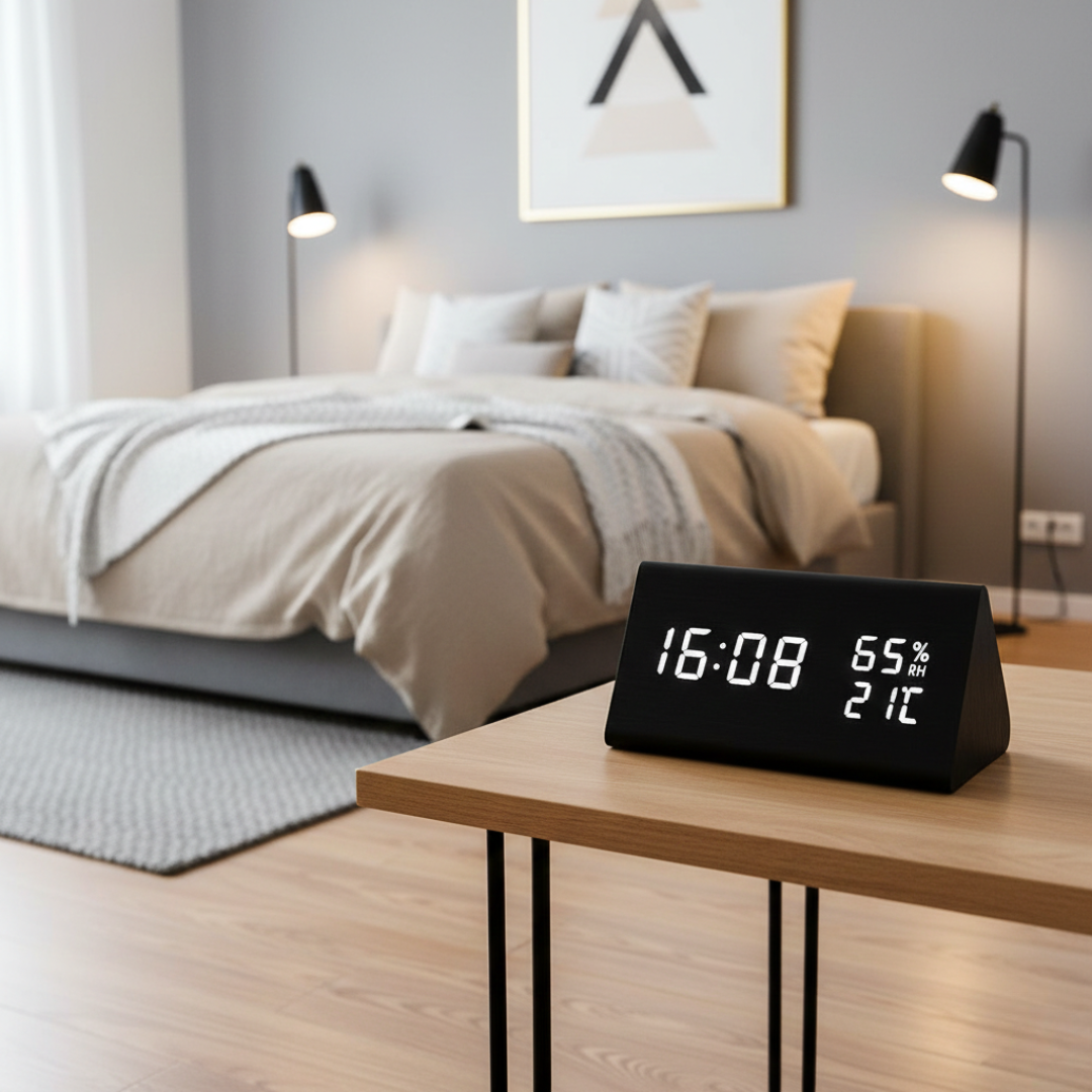 Sveglia digitale con display LED per casa o ufficio | Rosalyssa