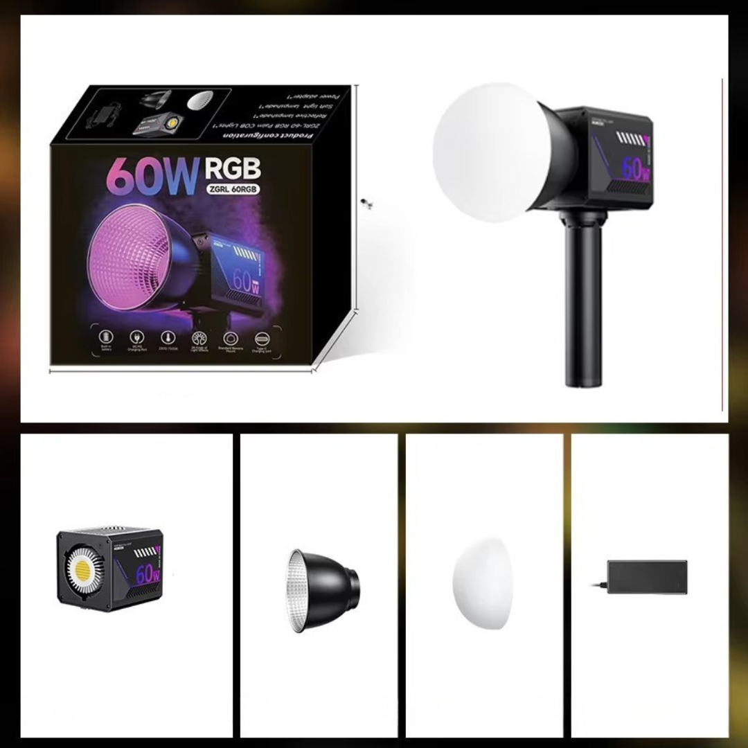Portable RGB Video Light for Photography and Streaming | Rosalyssa