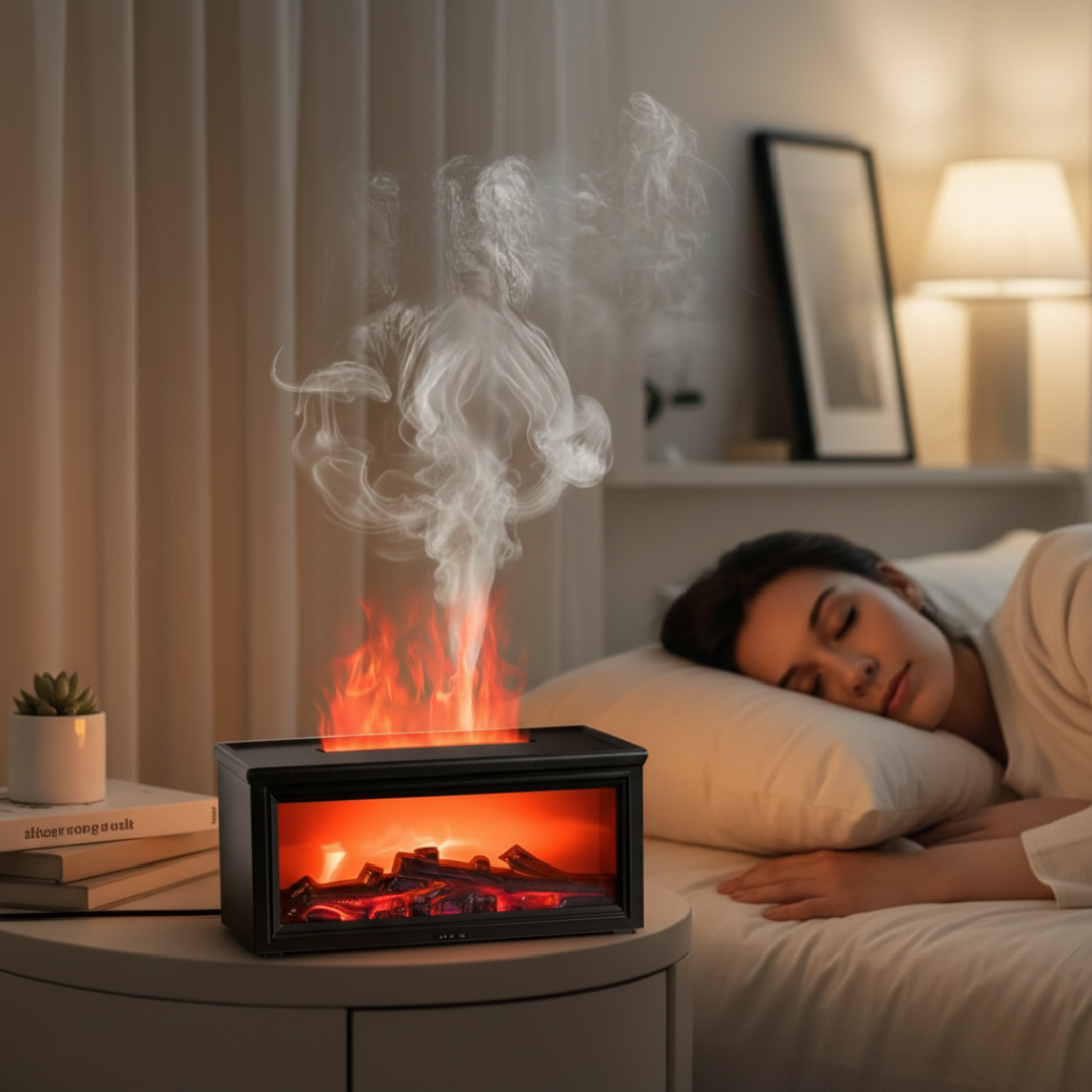 Flame Mist Ultrasonic Aroma Diffuser For Home Or Office | Rosalyssa