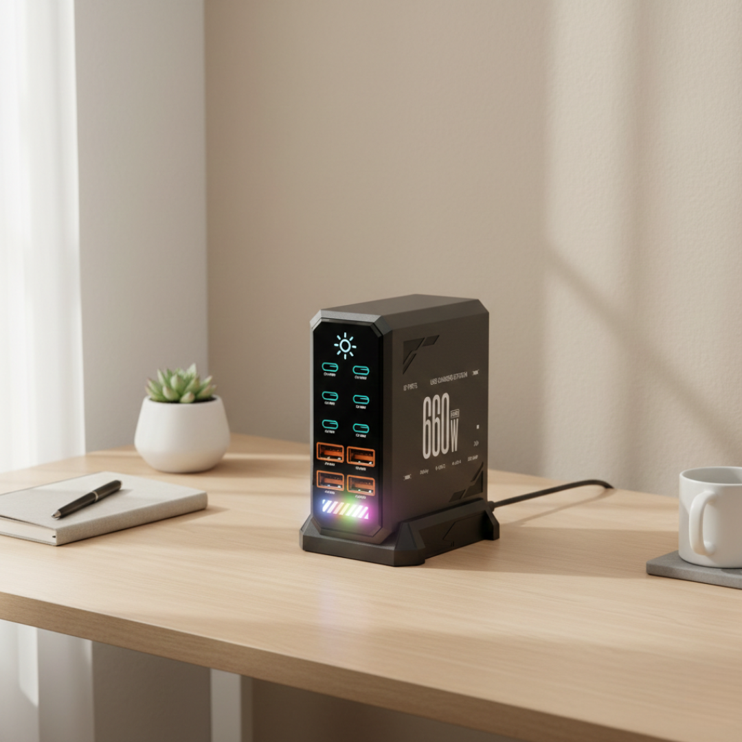 USB-C Charging Station for Multiple Devices and More | Rosalyssa