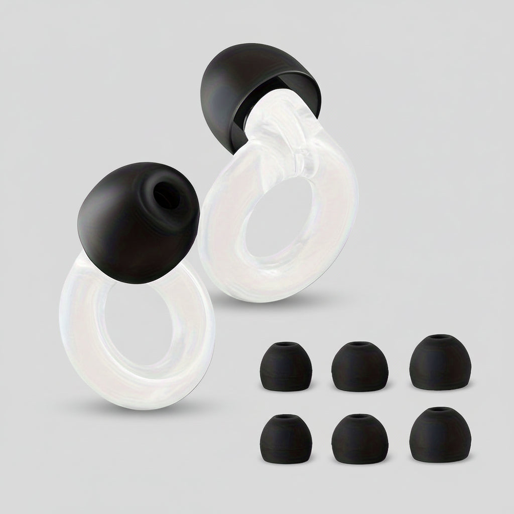 Reusable Silicone Sleep Earbuds For Noise Reduction And Comfort