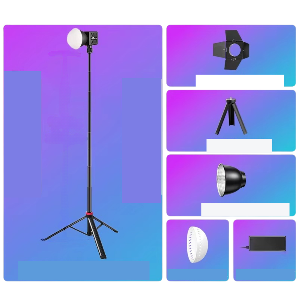 Portable RGB Video Light for Photography and Streaming | Rosalyssa