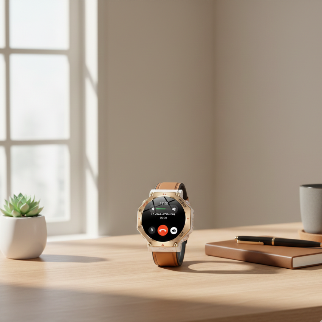 ساعة ذكية AMOLED مقاومة للماء مع نظام تحديد المواقع GPS للأنشطة الخارجية مزودة ببوصلة وبارومتر | روزاليسا