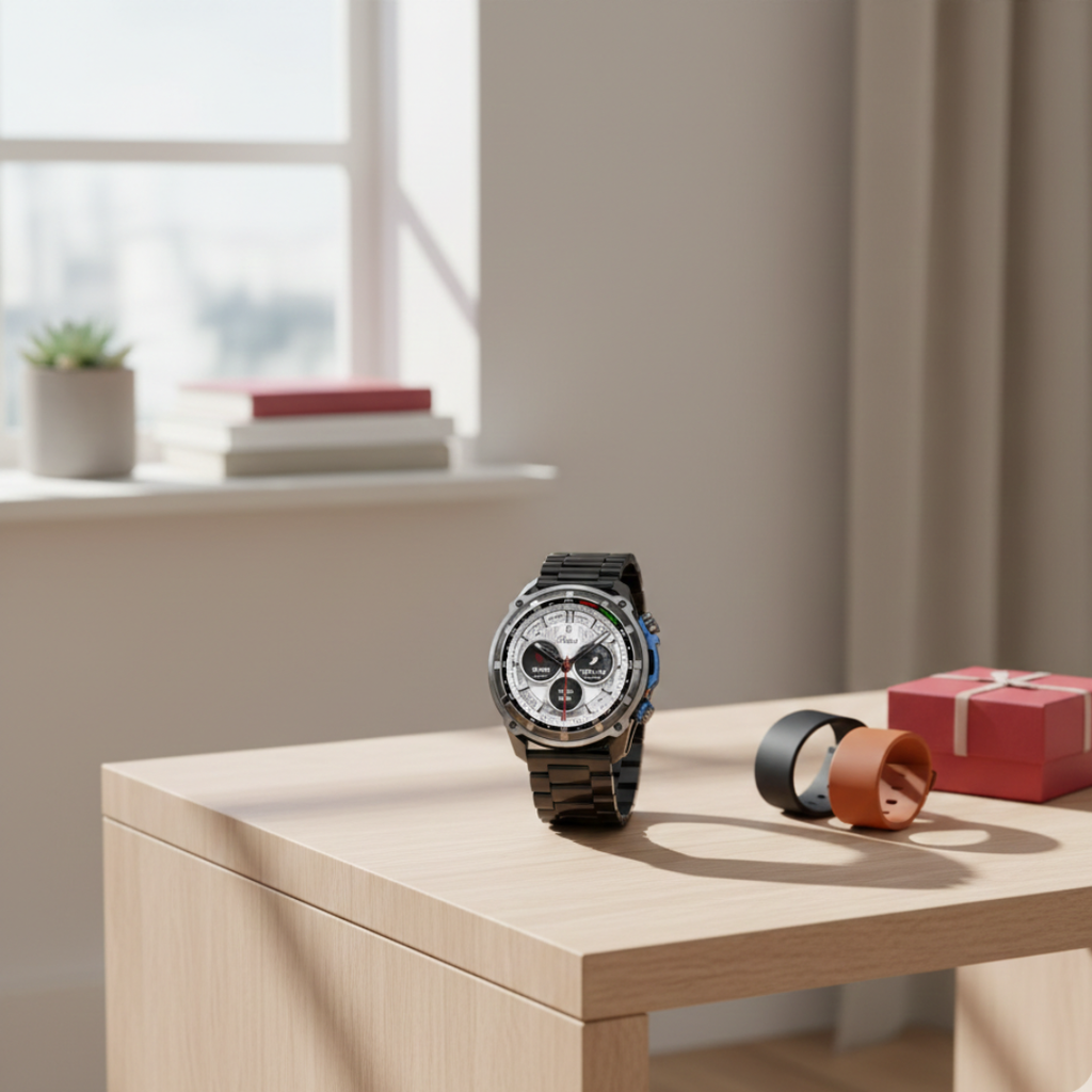 Smartwatch GPS impermeabile da esterno con mappe offline – Orologio attività | Rosalyssa