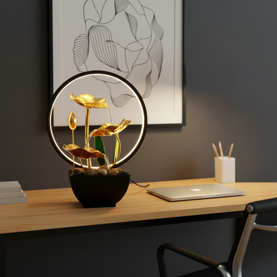 Fontana da tavolo a LED per decorazione di casa o ufficio | Rosalyssa