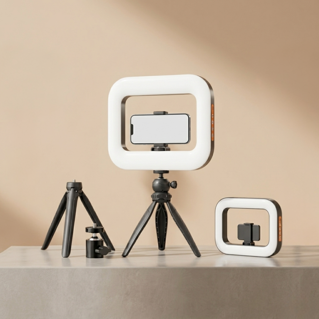 Przenośne pierścieniowe światło LED do fotografii mobilnej i streamingu | Rosalyssa