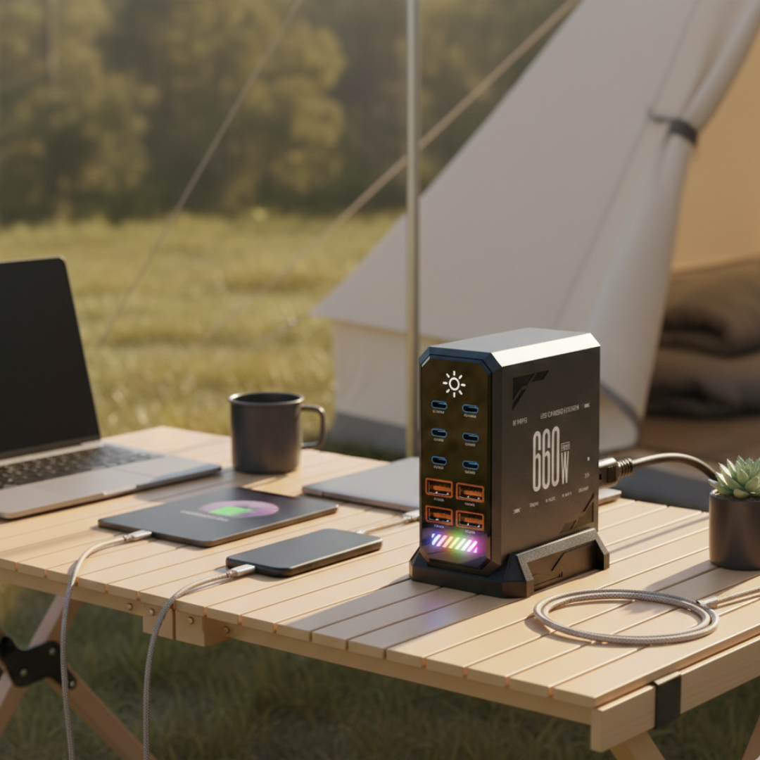 USB-C Charging Station for Multiple Devices and More | Rosalyssa