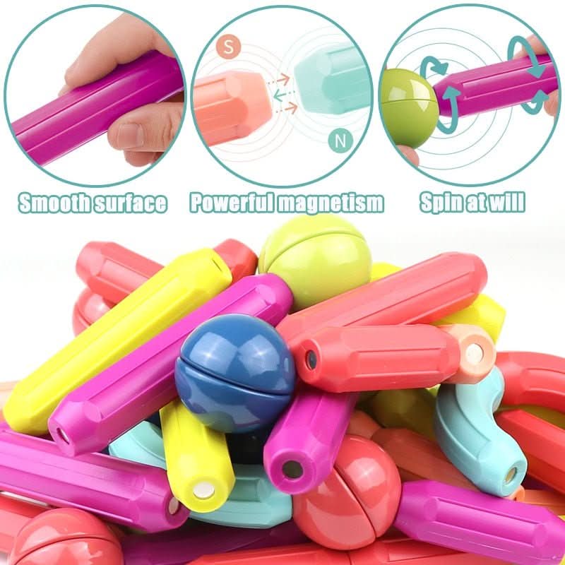 NovaStix Magnetische kreative Stäbchen für fantasievolles Bauen