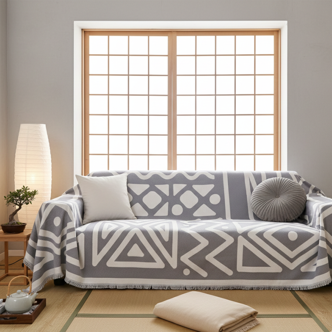Geometric Boho Style Washable Non-Slip Sofa Cover | Rosalyssa