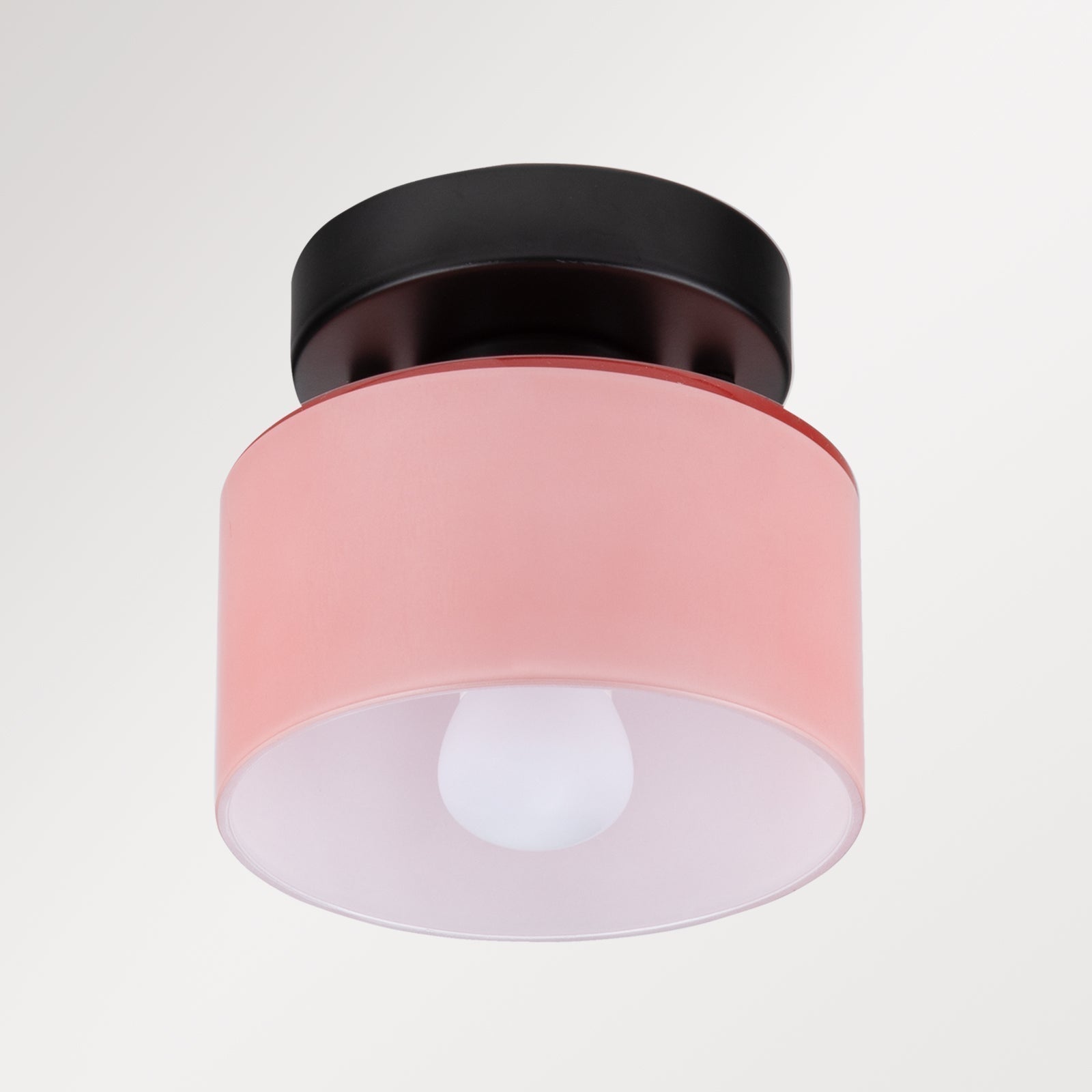 Lámpara de techo retro de vidrio ámbar E27/E26 para cocina, pasillo y sala de estar