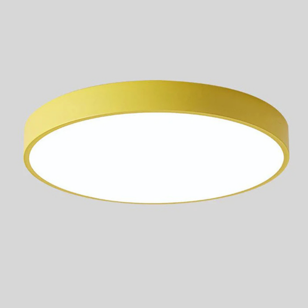 Wood Ceiling Light With Scandinavian Style And Warm LED Glow