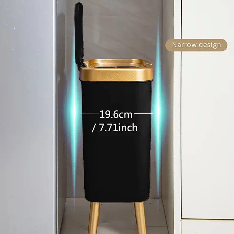 15l odolný odpadkový koš s těsněním proti zápachu a zvýšenými nohami do kuchyně, obývacího pokoje, koupelny