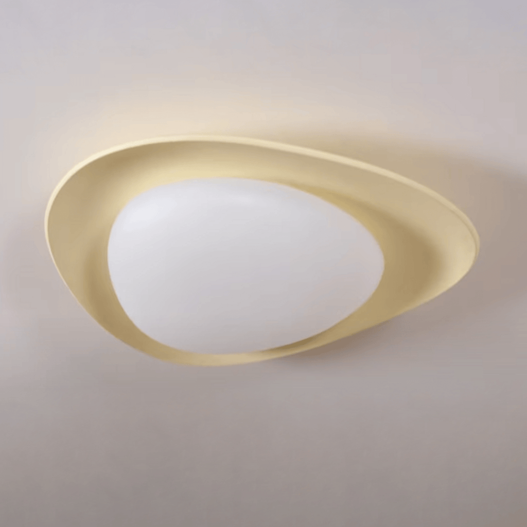 Oválné stropní svítidlo z pryskyřice, stmívatelné LED, zelené nebo béžové, 3000K-6000K, 36 cm nebo 46 cm