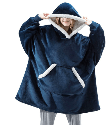 Couverture à capuche en polaire CozyNest pour un confort ultime