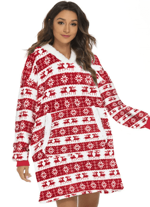 Couverture à capuche en polaire CozyNest pour un confort ultime