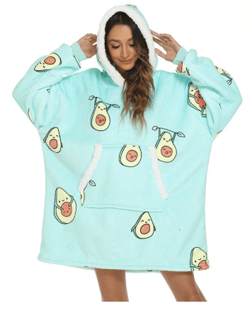 Couverture à capuche en polaire CozyNest pour un confort ultime
