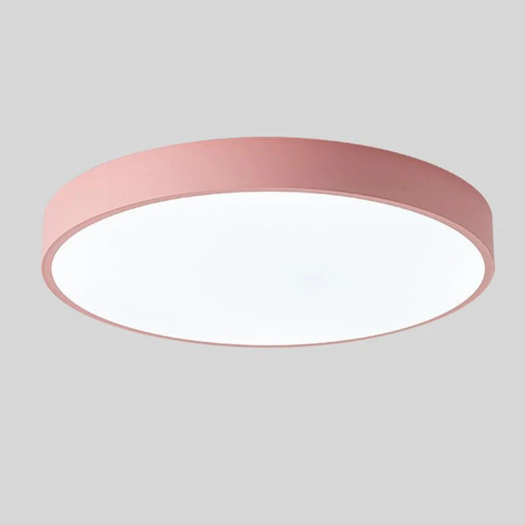 Wood Ceiling Light With Scandinavian Style And Warm LED Glow
