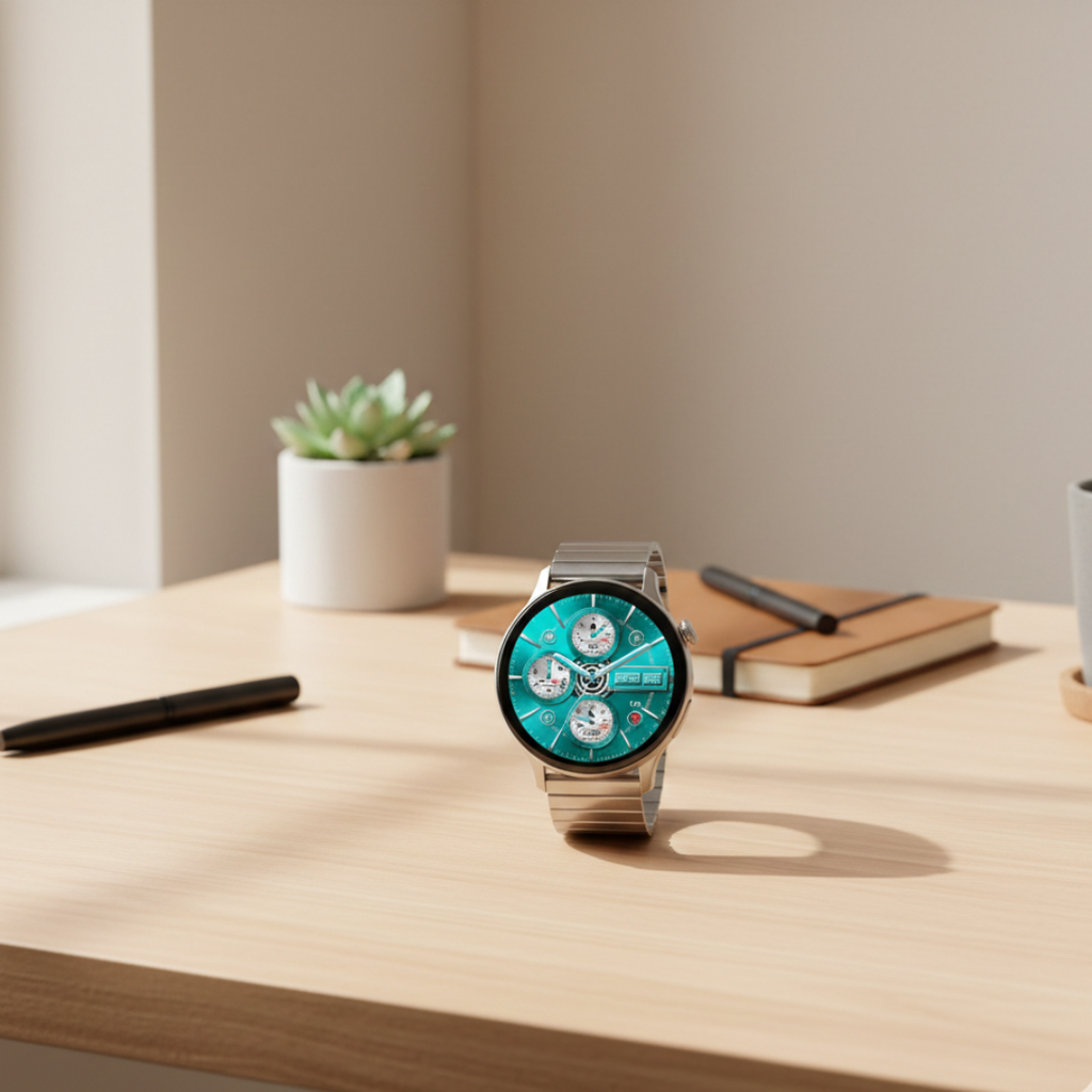 Montre connectée AMOLED pour femmes avec design étanche et appel Bluetooth | Rosalyssa