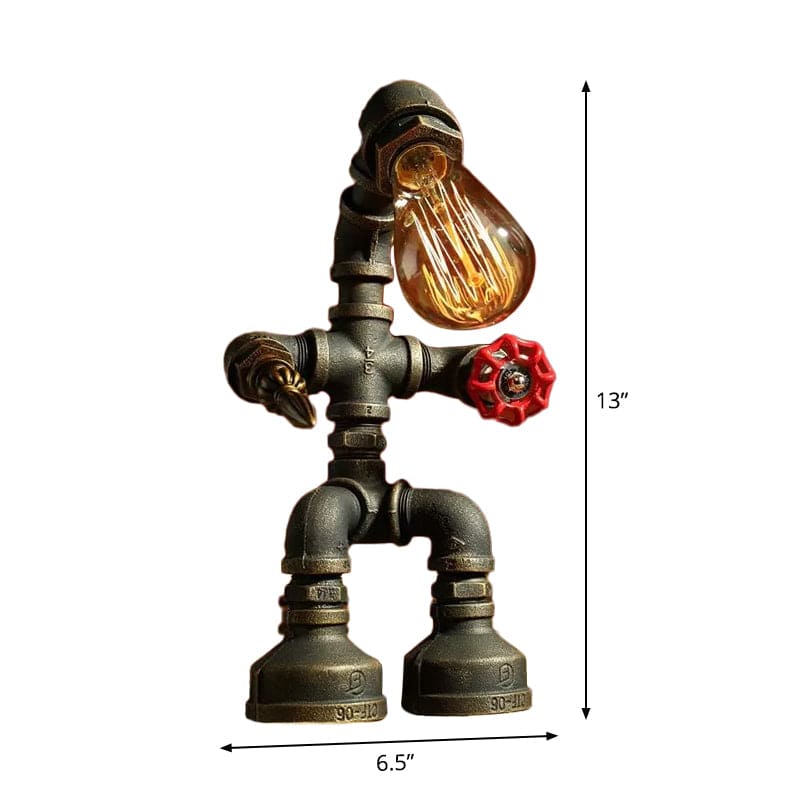 Lampă de masă robot AstraPulse Cyberpunk pentru fanii science fiction