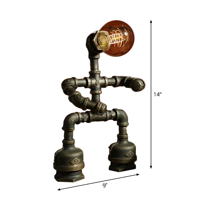 Lampă de masă robot AstraPulse Cyberpunk pentru fanii science fiction