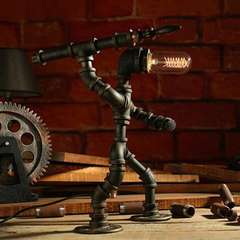 Lampă de masă robot AstraPulse Cyberpunk pentru fanii science fiction