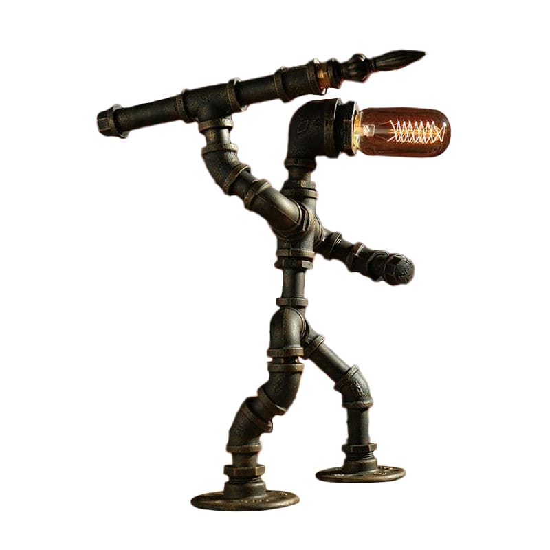 Lampă de masă robot AstraPulse Cyberpunk pentru fanii science fiction