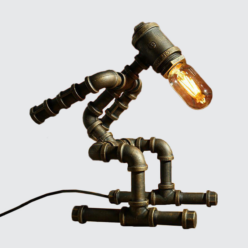 Lampă de masă robot AstraPulse Cyberpunk pentru fanii science fiction