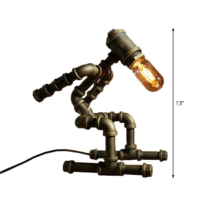 Lampă de masă robot AstraPulse Cyberpunk pentru fanii science fiction