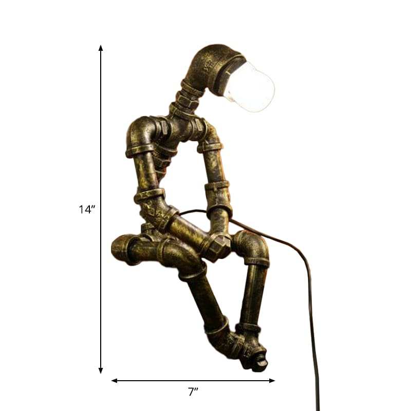 Lampă de masă robot AstraPulse Cyberpunk pentru fanii science fiction