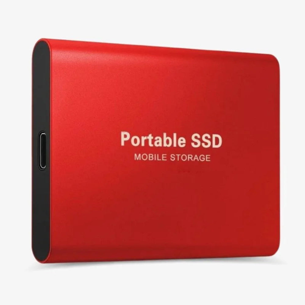 قرص صلب خارجي محمول SSD مع USB C لتخزين سريع ومضغوط