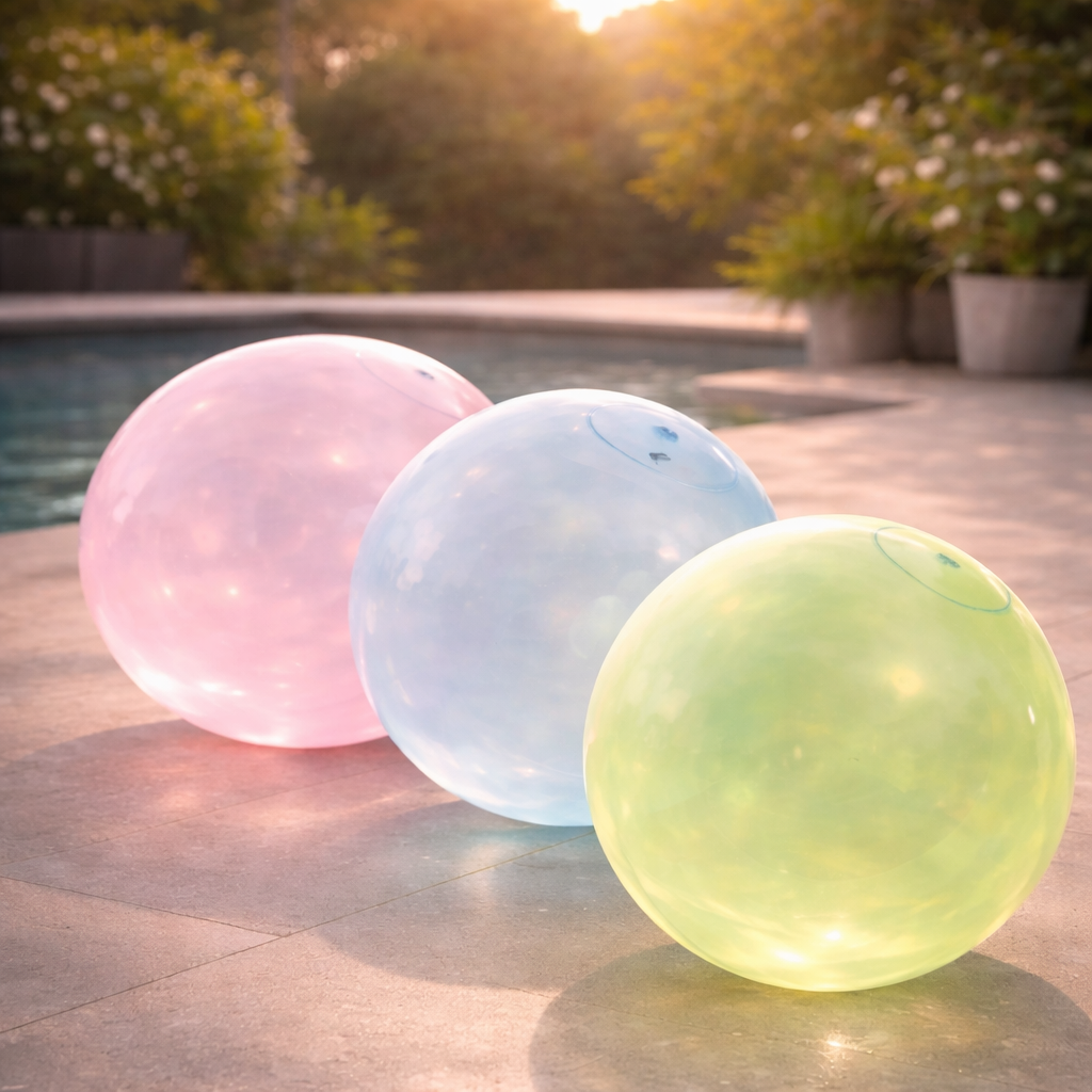 Kids Outdoor Inflatable Ball Durable TPR Toy For Backyard And Beach Fun