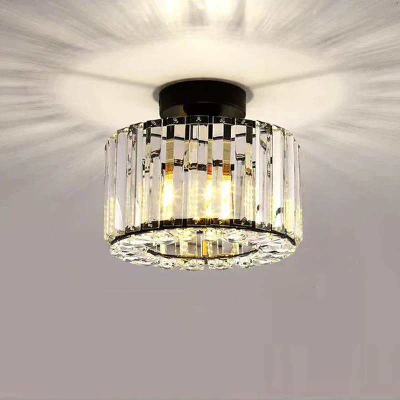 Lustră de tavan Aurora Crystal pentru o ambianță elegantă cu LED