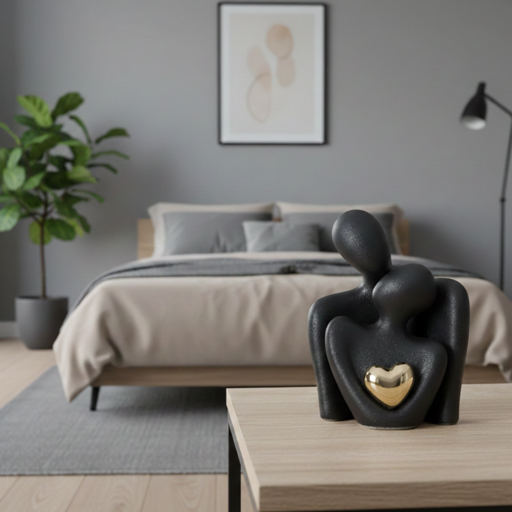 Abstrakt parskulpturfigur i moderne minimalistisk stil | Rosalyssa