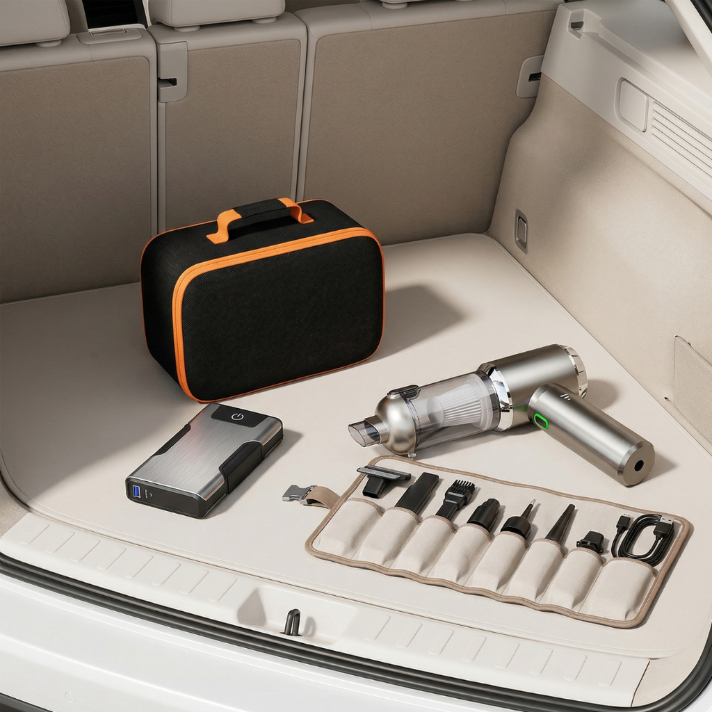 Compact Handheld Car Vacuum Cleaner For Car Interiors | Rosalyssa