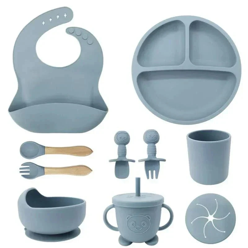 Set de masă BrightNest pentru bebeluși, sigur BPA, prietenos cu copiii, pentru copii mici