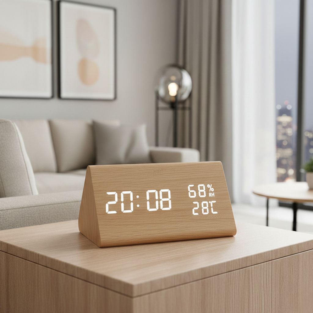 Sveglia digitale con display LED per casa o ufficio | Rosalyssa
