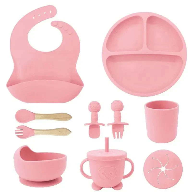 Set de masă BrightNest pentru bebeluși, sigur BPA, prietenos cu copiii, pentru copii mici