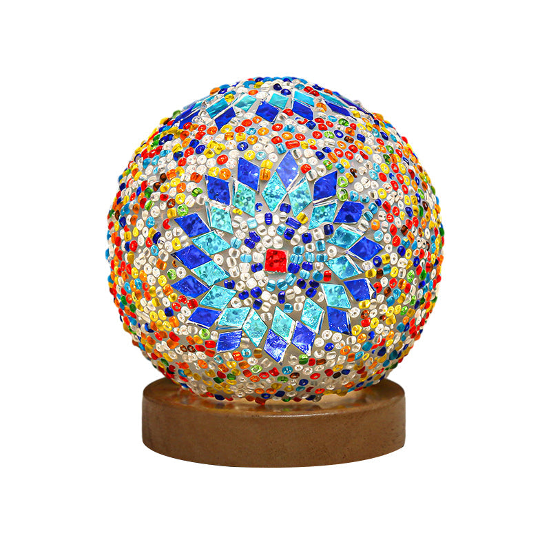 Lampada da tavolo LED in vetro LumaNest con luce dimmerabile per ambienti accoglienti