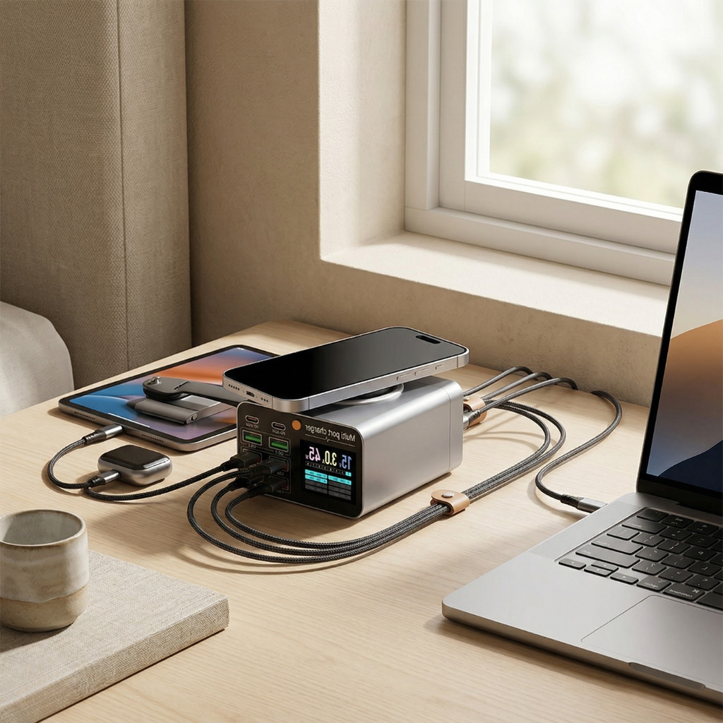 Multi-Port USB Charging Station For All Your Devices | Rosalyssa