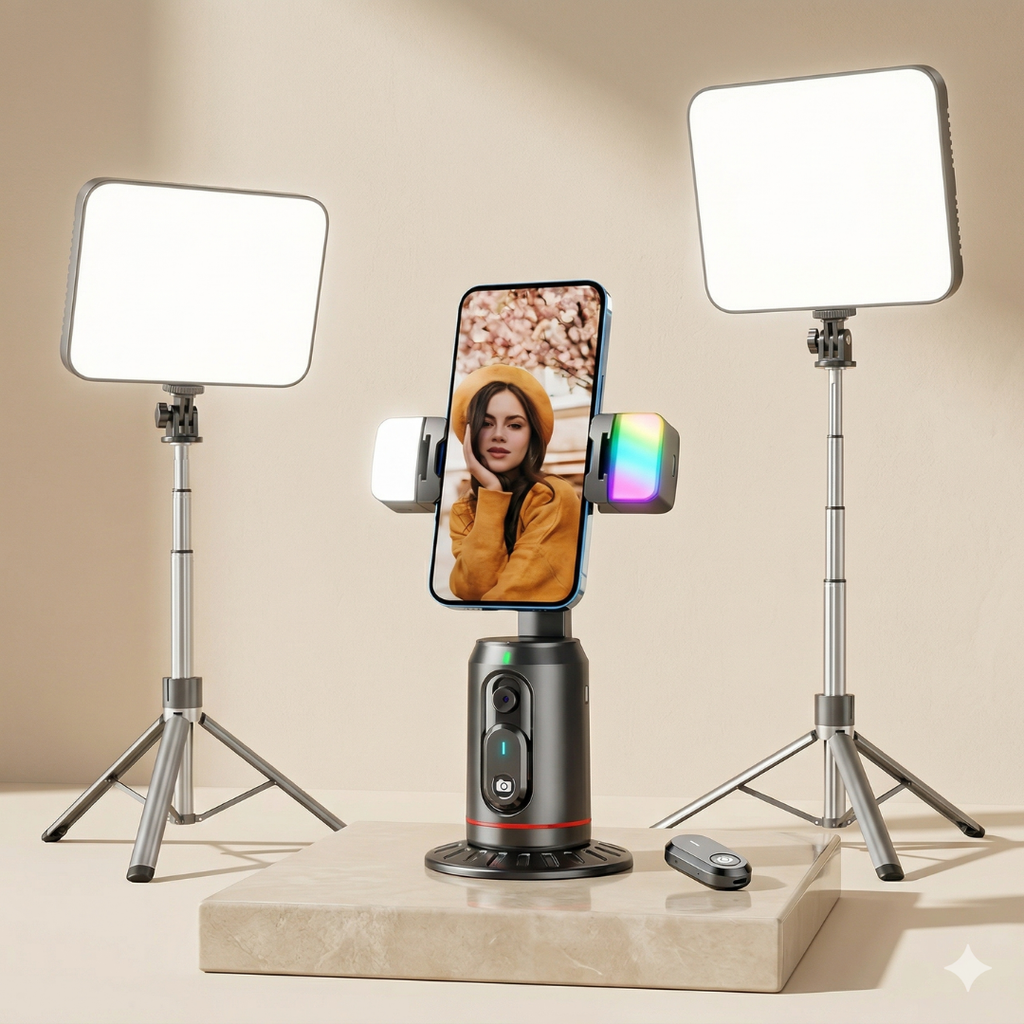 Smart Tracking Gimbal Stabilizer For Stable Selfies | Rosalyssa