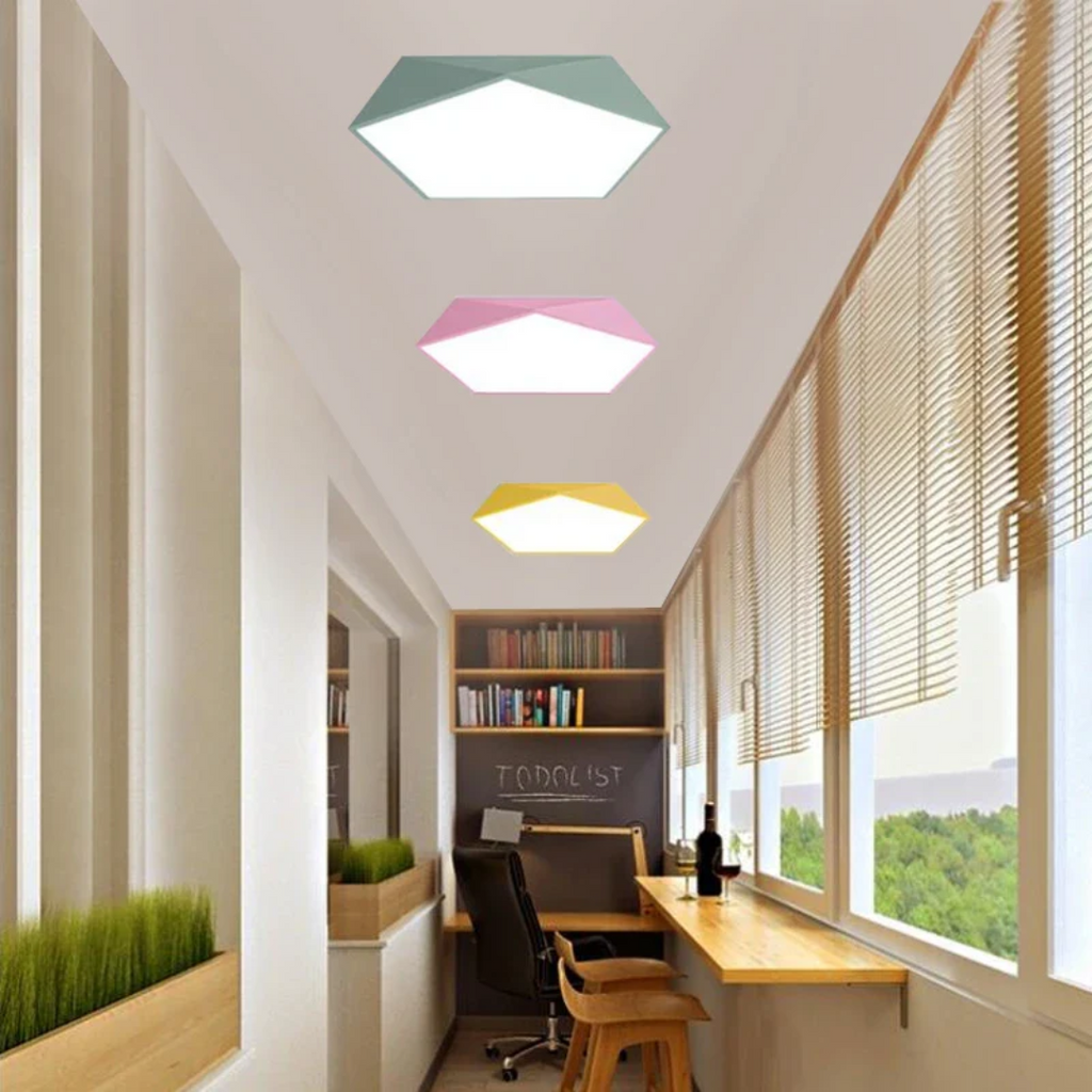 Luksusowa lampa sufitowa LED Luxora do sypialni i pokoi dziecięcych