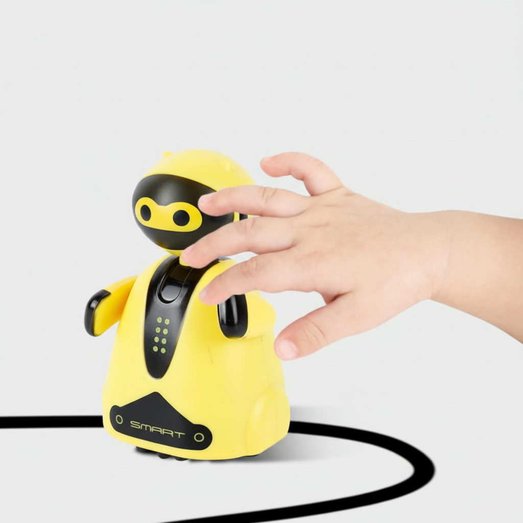 Kids Drawing Robot With Line Tracing Action For Creative Play