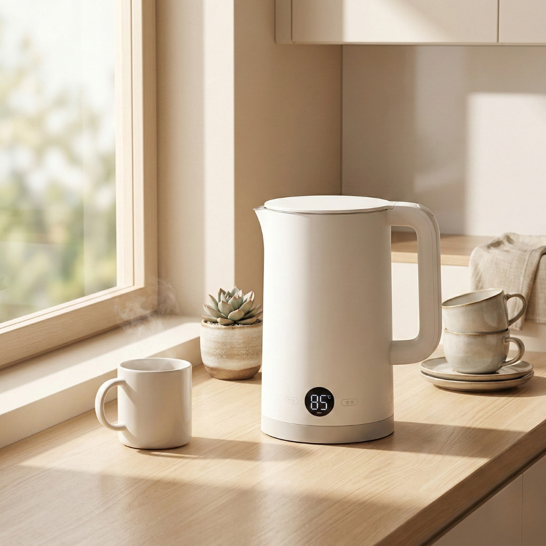 Stainless Steel Electric Kettle 1.7L Capacity For Home Kitchen | Rosalyssa