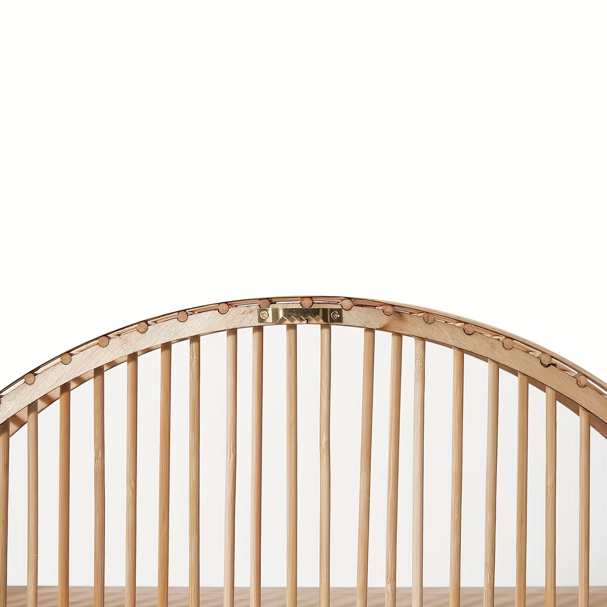 Handgefertigter runder Boho-Wandregal-Organizer aus Bambus zur Aufbewahrung