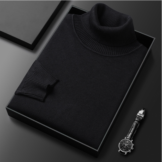 Lorien Luxury Line Herrar Kashmir Bomull Polotröja